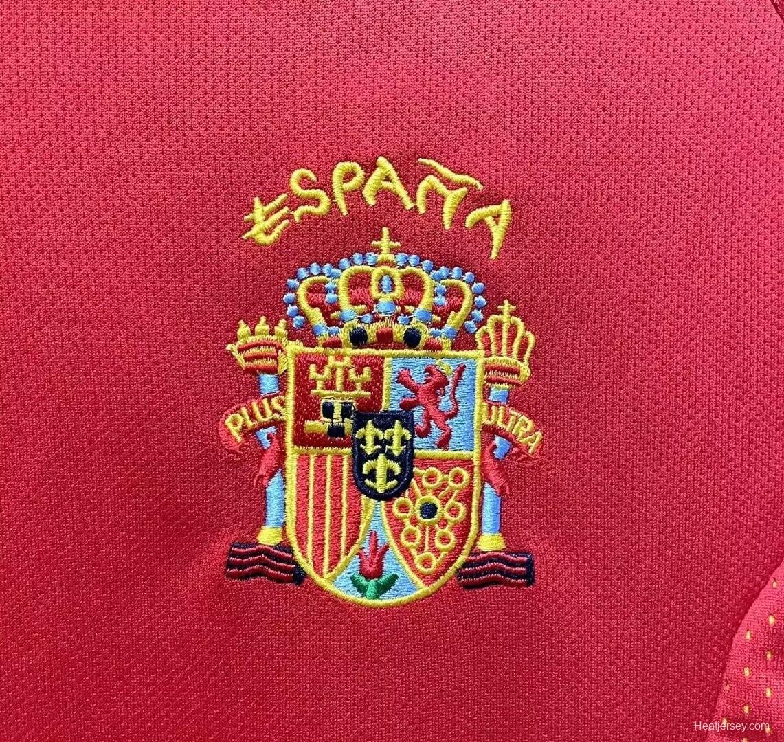 Retro 2002 Spain Home Jersey