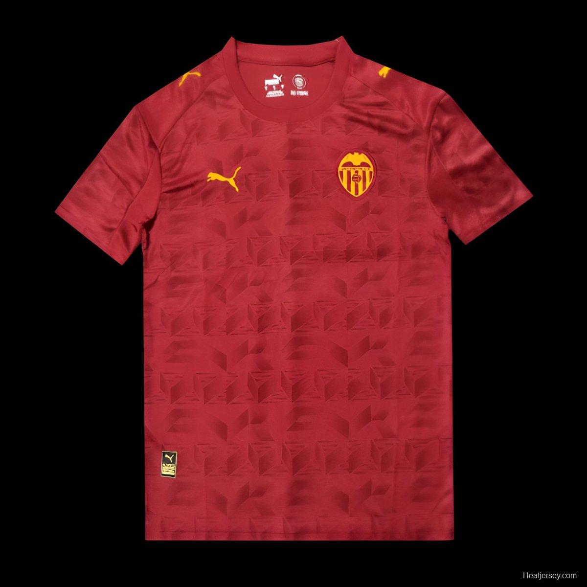 25/26 Valencia Away Red Jersey